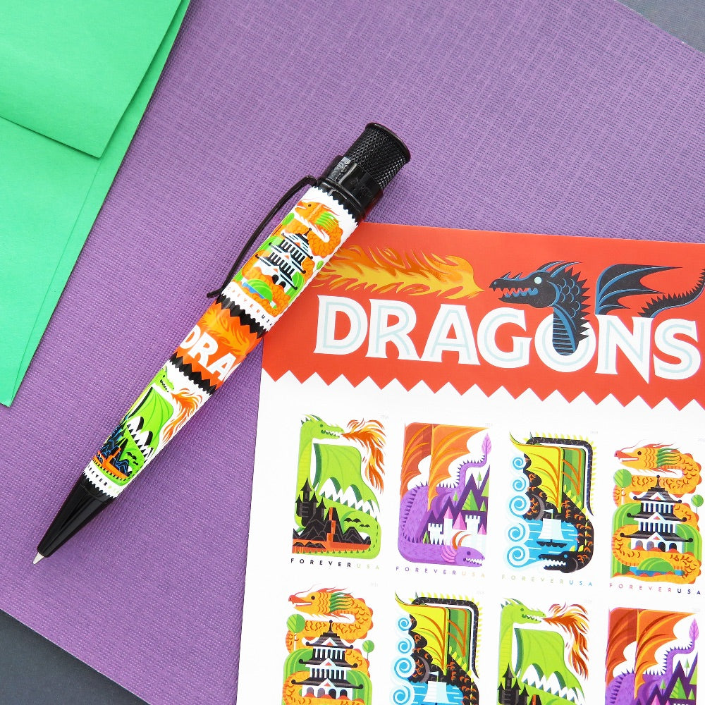 Retro 51 Tornado Rollerball Pen - USPS Dragons (Big Shot)