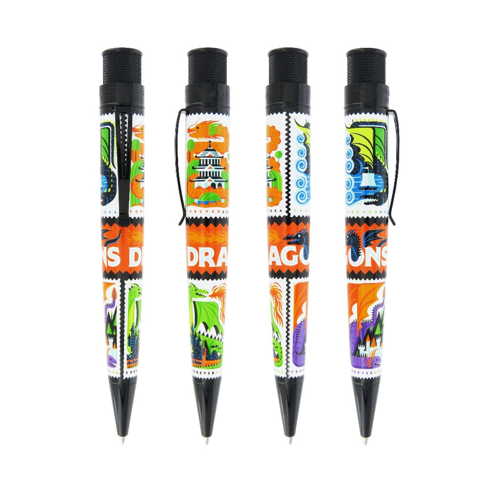 Retro 51 Tornado Rollerball Pen - USPS Dragons (Big Shot)