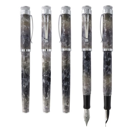 Retro 51 Tornado EXT Fountain Pen - Silver Lining