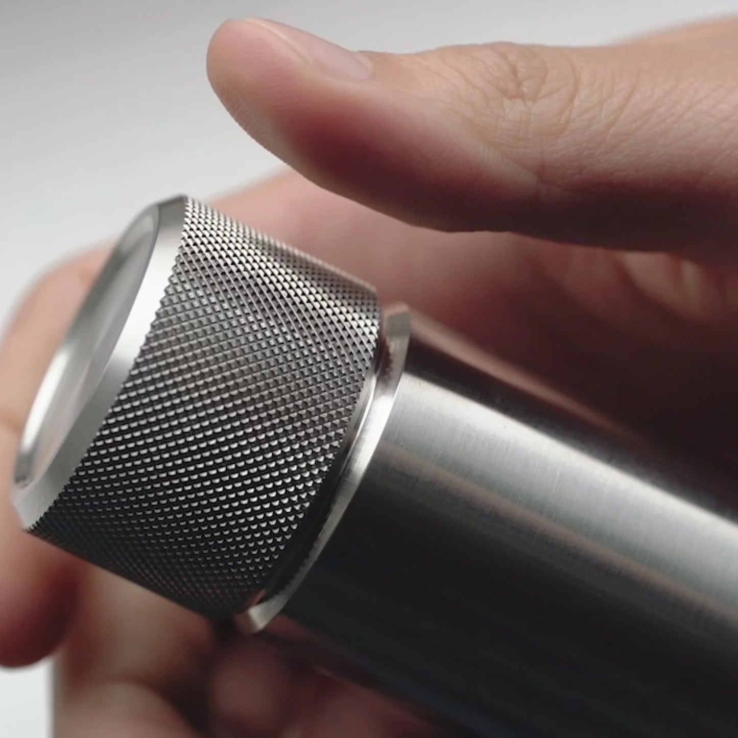 Wingback Hip Flask 100ml - Steel