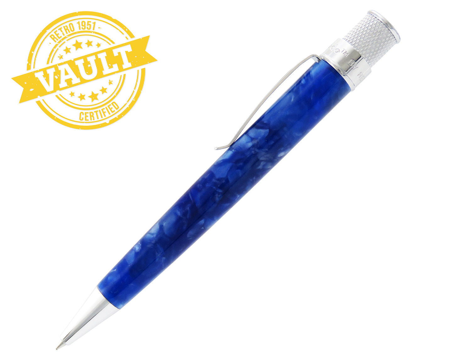 R51 Vault - Sapphire Blue Acrylic Tornado™ Rollerball