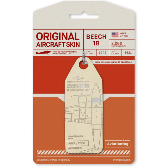 Beechcraft 18 C45H - N6NA - Cream