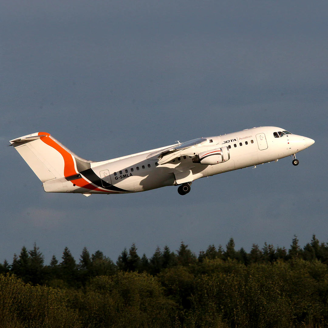JOTA BAe 146 - G-SMLA - Grey