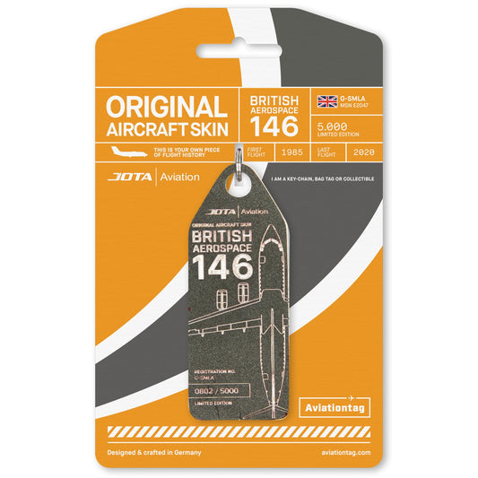 JOTA BAe 146 - G-SMLA - Grey