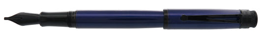 Retro 51 Tornado Stealth Lacquer EXT Fountain Pen - Blue/Black