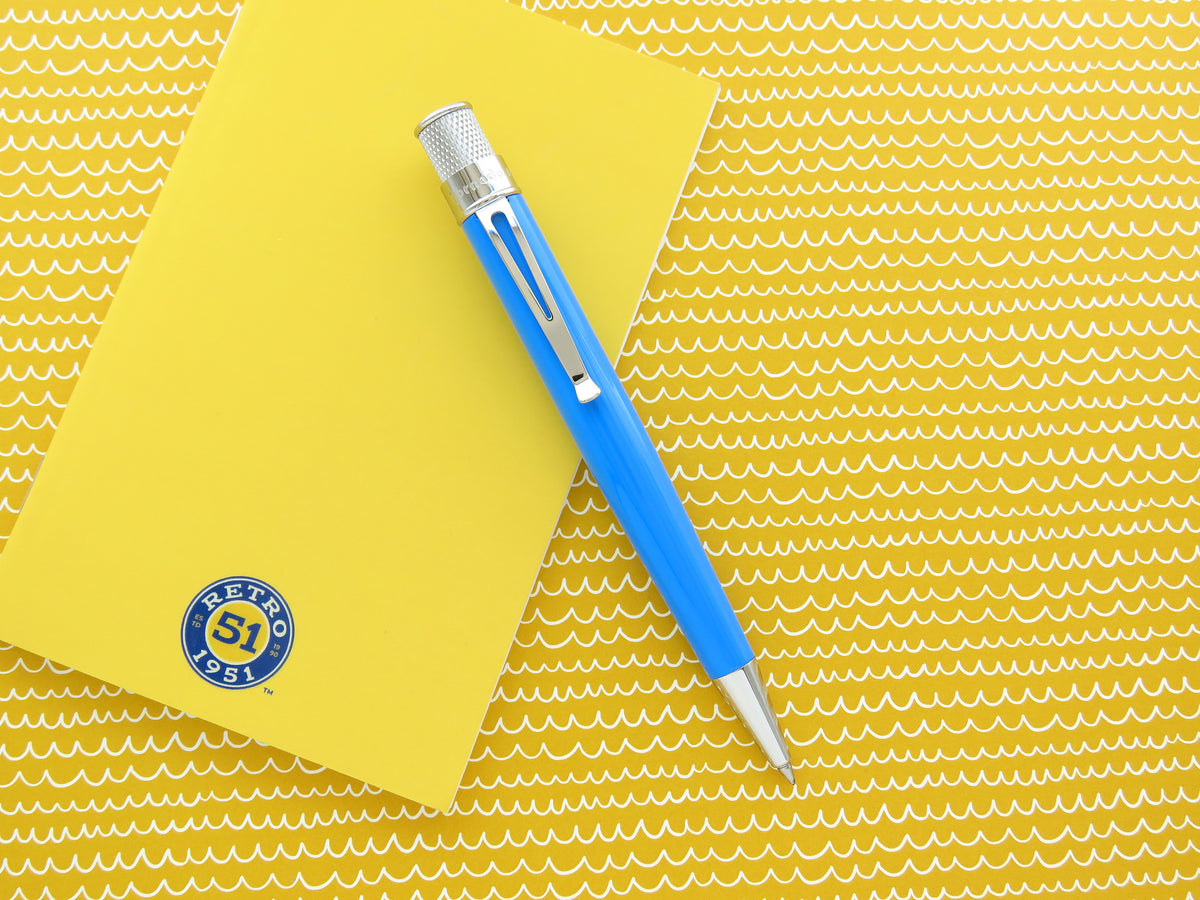 Retro 51 Tornado ColorWave Collection Rollerball Pen - Breeze Blue