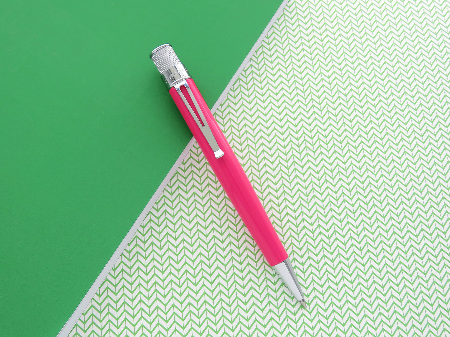 Retro 51 Tornado ColorWave Collection Rollerball Pen - Positively Pink