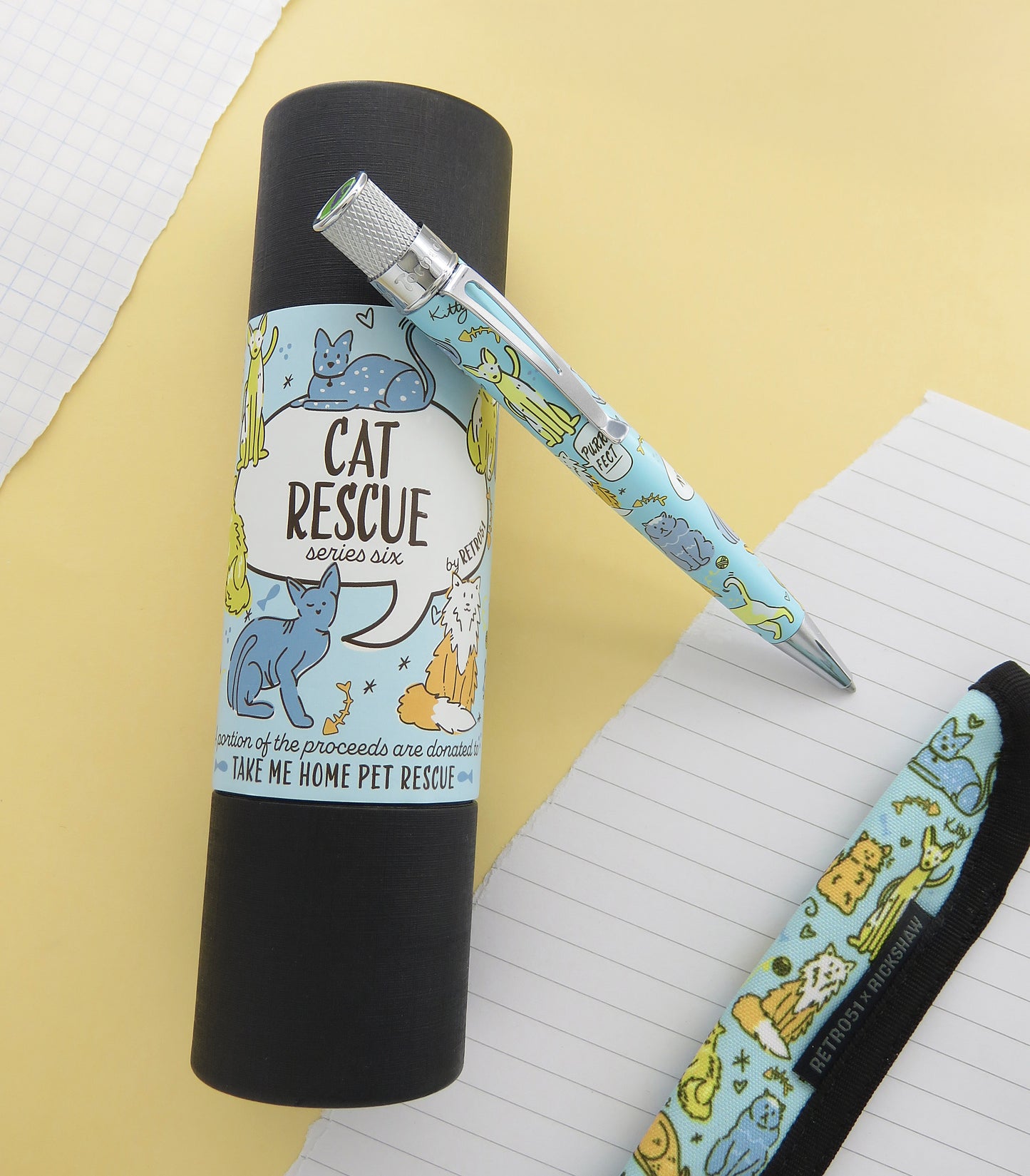 Retro 51 Tornado Ballpoint Pen - Cat Rescue (Series 6)