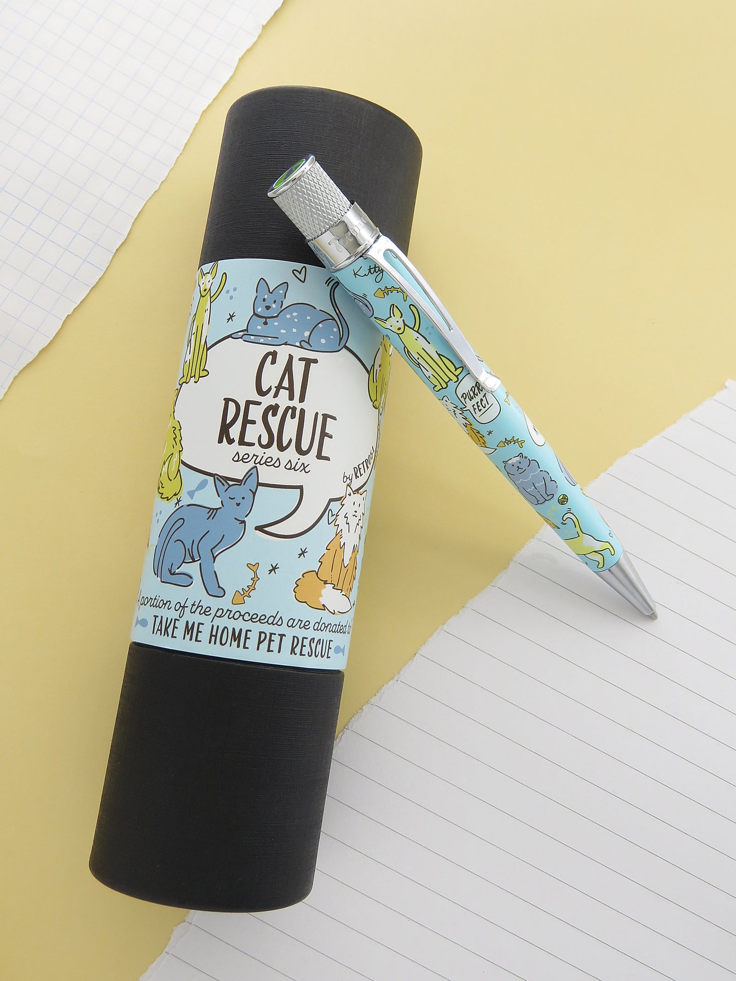 Retro 51 Tornado Ballpoint Pen - Cat Rescue (Series 6)