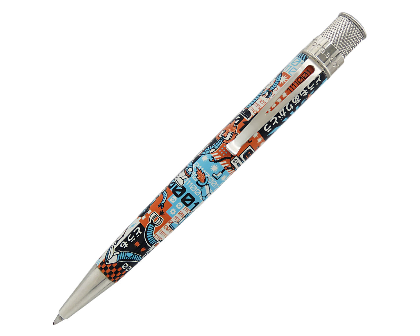 Retro 51 Tornado Popper Rollerball Pen - R0B0T01
