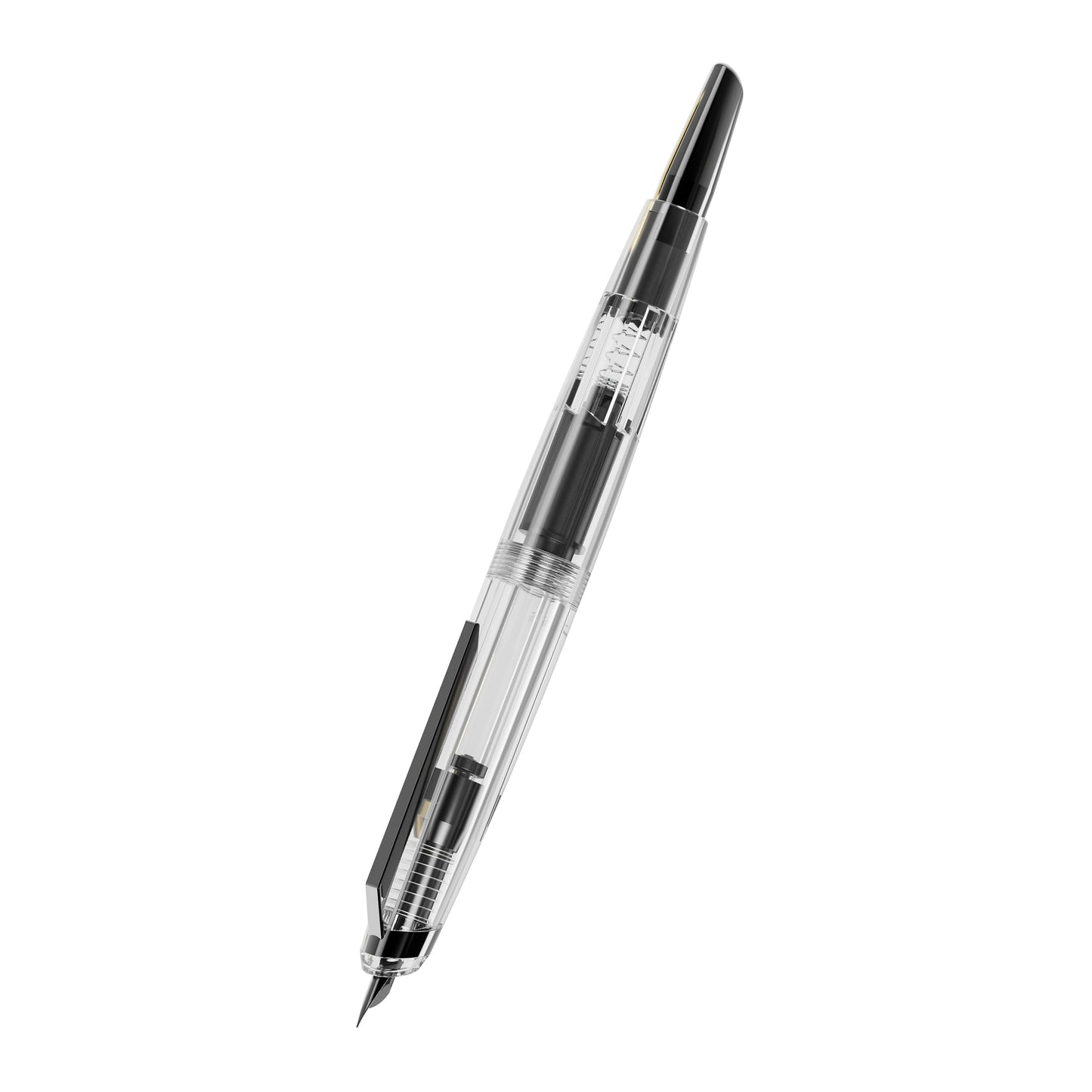 Endless Phantom Retractable Fountain Pen - Clear Black ( UK Exclusive )