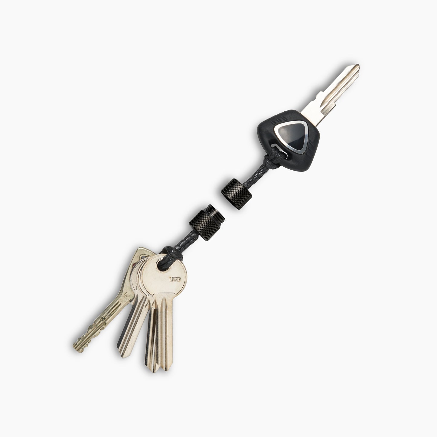 Wingback Key Loop - Black Steel