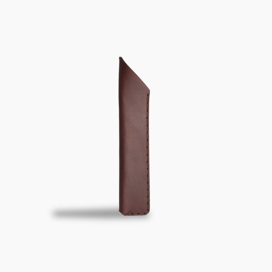 Wingback Pen Sleeve - Chestnut