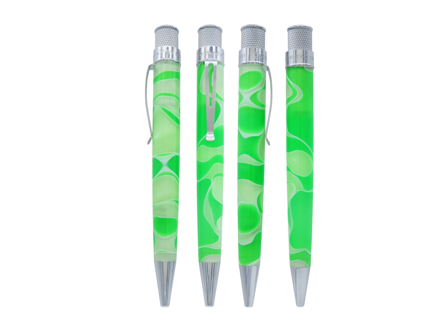Tornado™ Cosmic Swirl - Green & White Acrylic