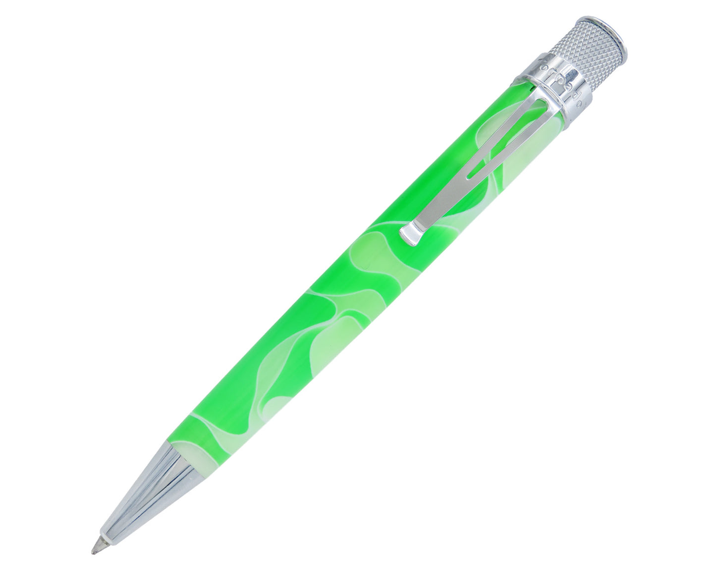 Tornado™ Cosmic Swirl - Green & White Acrylic