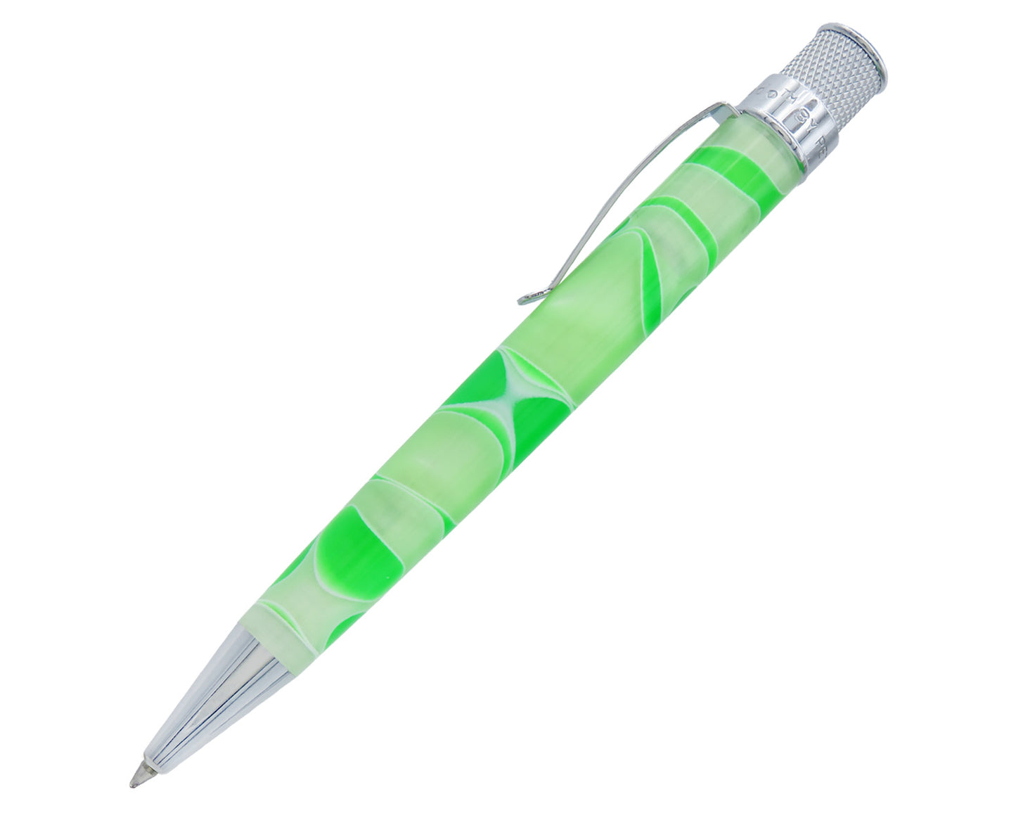 Tornado™ Cosmic Swirl - Green & White Acrylic