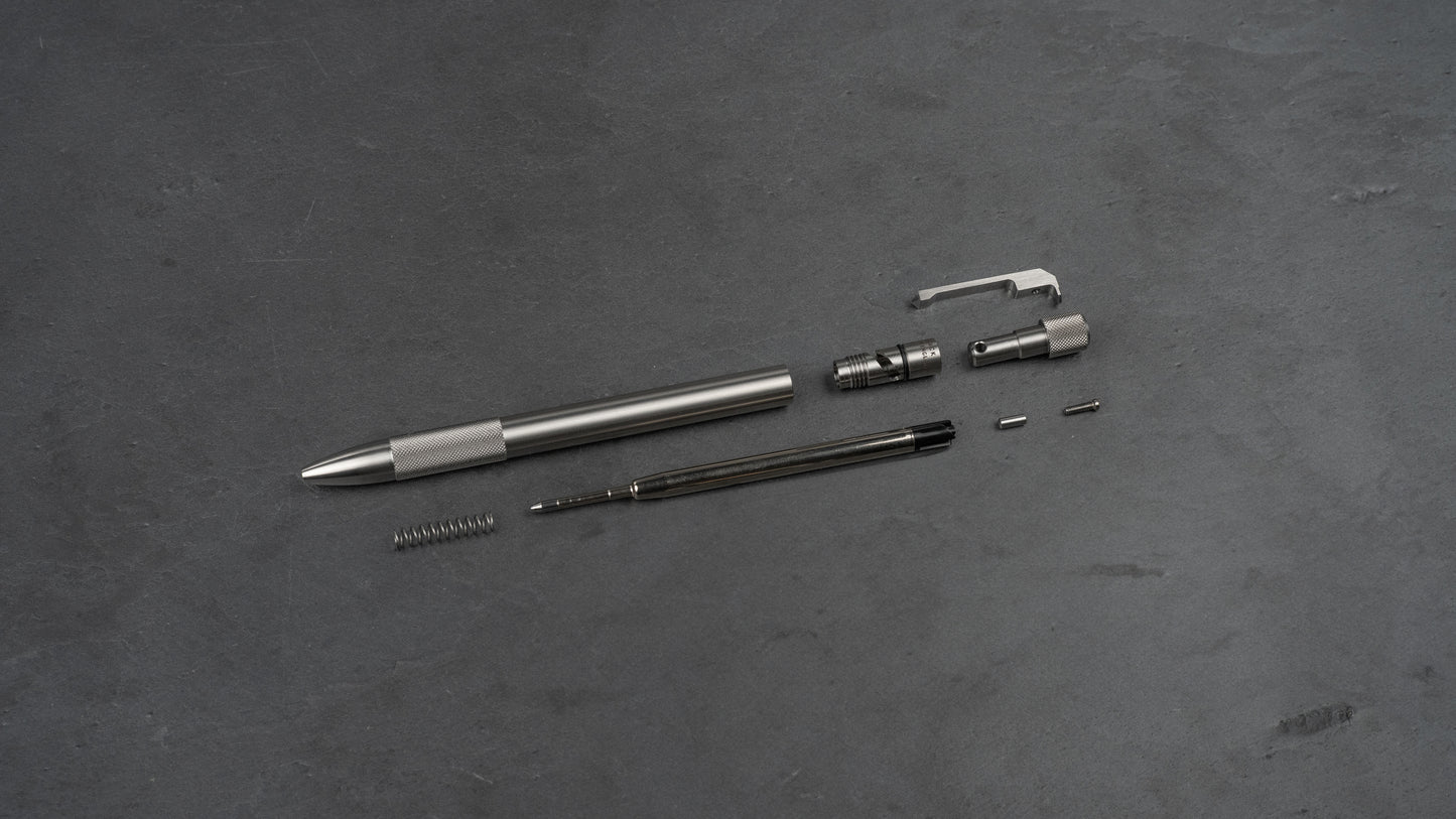 Wingback Journeyman Pen - Steel