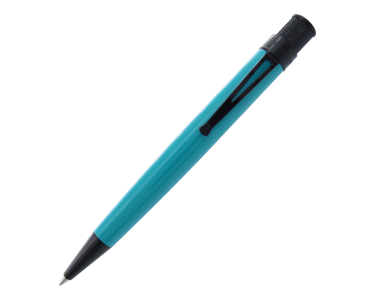 Retro 51 Tornado Stealth Lacquer Rollerball Pen - Deep Aqua