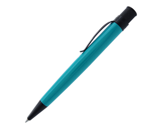 Retro 51 Tornado Stealth Lacquer Rollerball Pen - Deep Aqua