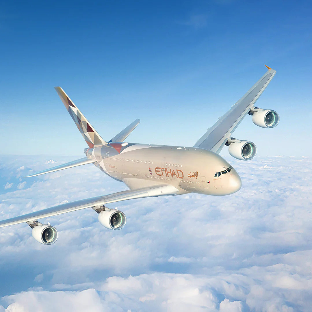 Etihad Airbus A380 - A6-APA (White)