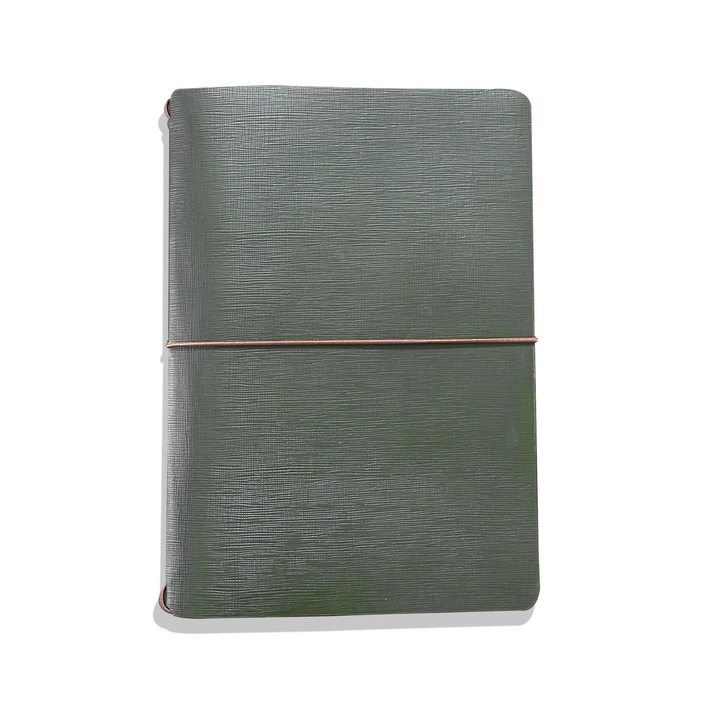 Endless Explorer - Refillable Saffiano Leather Journal Regalia Paper - Green A5