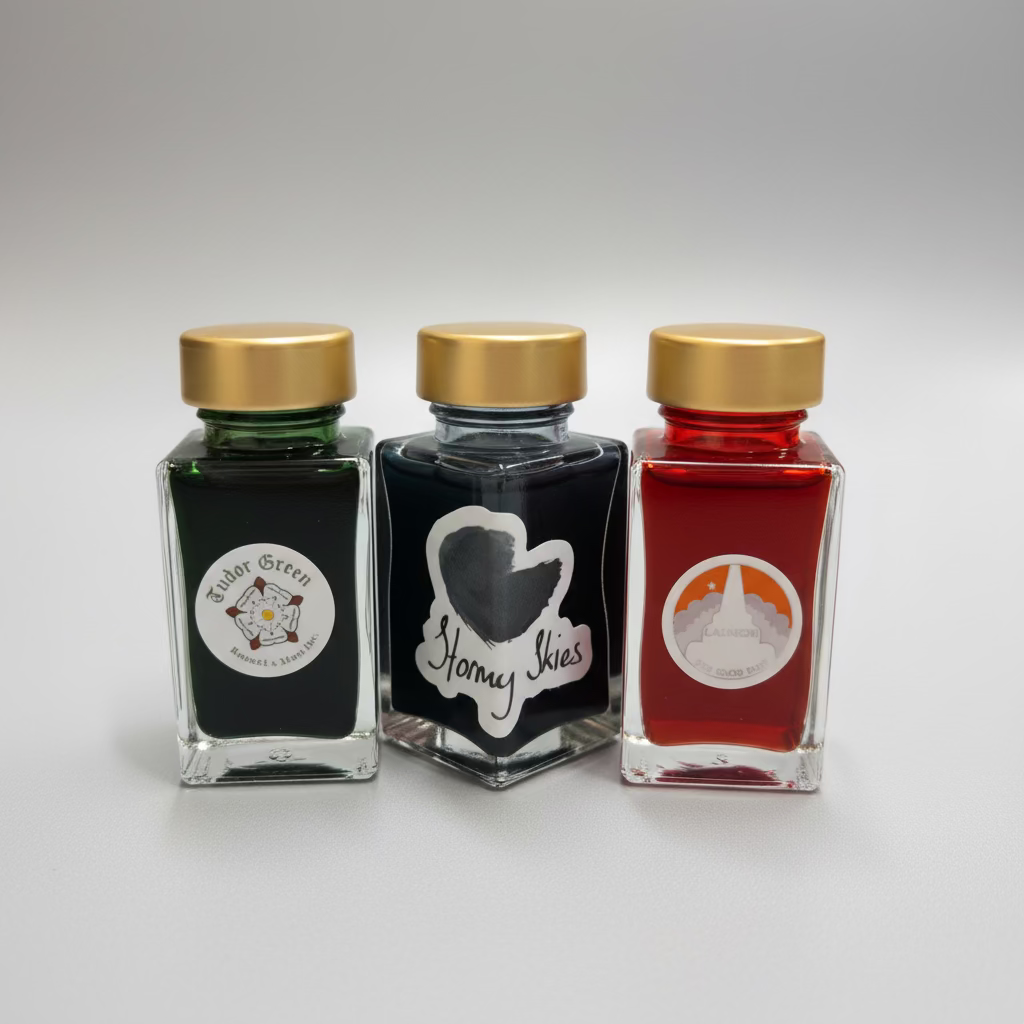 Mann Inc. Exclusive Fountain Pen Ink Heritage Trio – 50ml Bottles