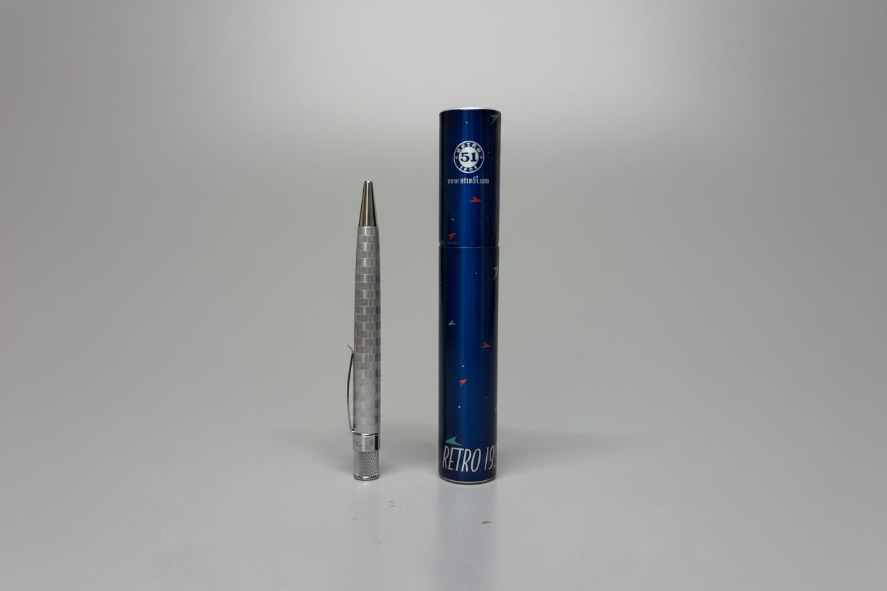 Retro 51 Mann Inc "Archive Sale" - Aluminun Square Rollerball
