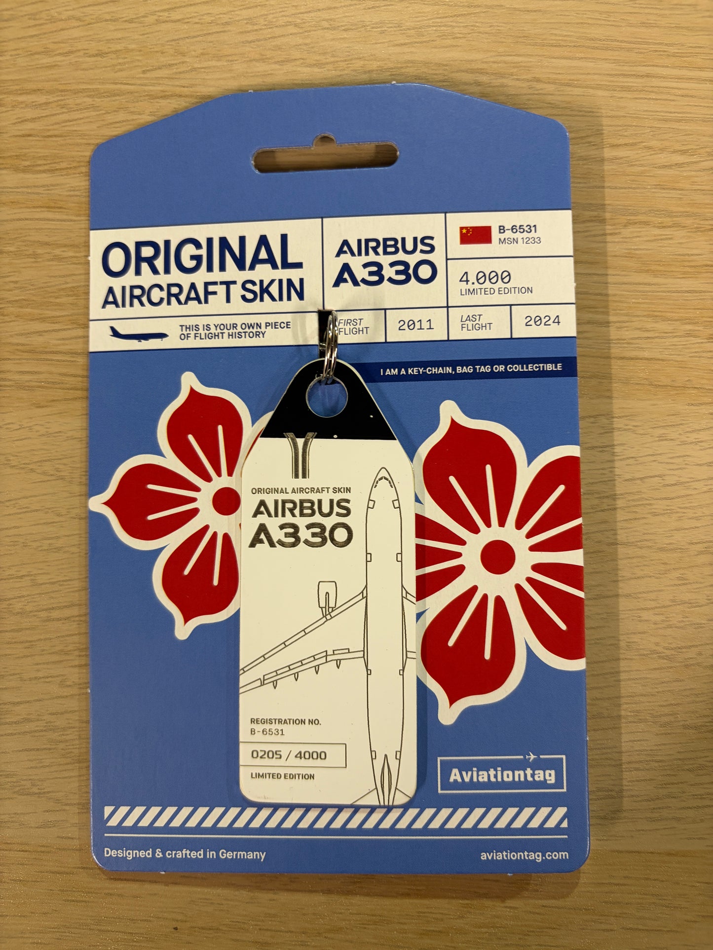 Airbus A330 – B-6531 - Bi Colour black and white