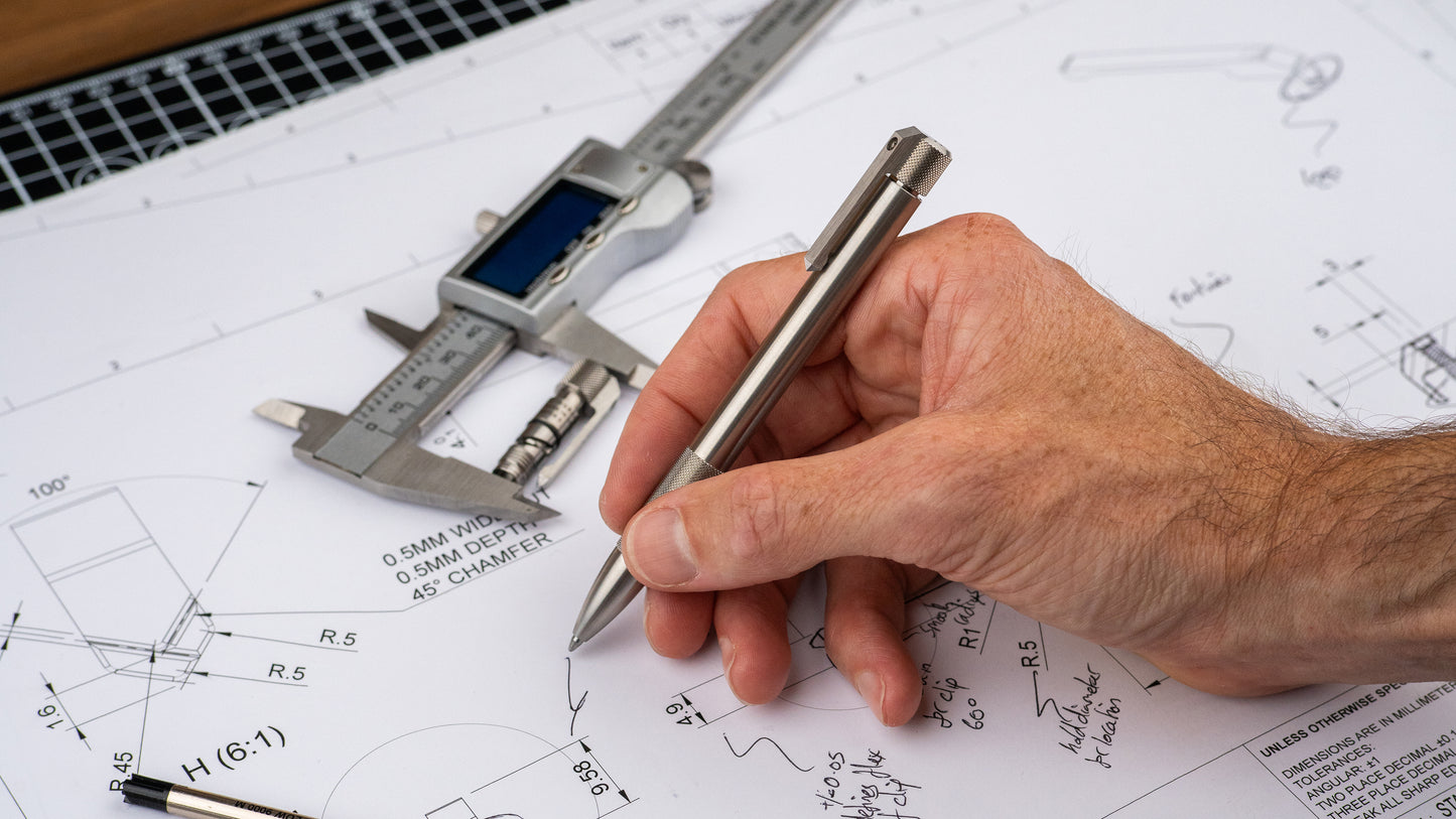 Wingback Journeyman Pen - Steel