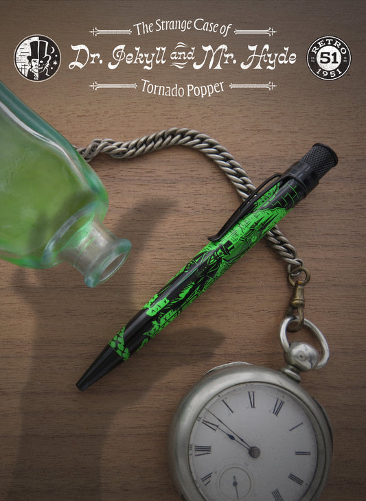 Retro 51 Tornado Popper Rollerball Pen - Dr. Jekyll & Mr. Hyde