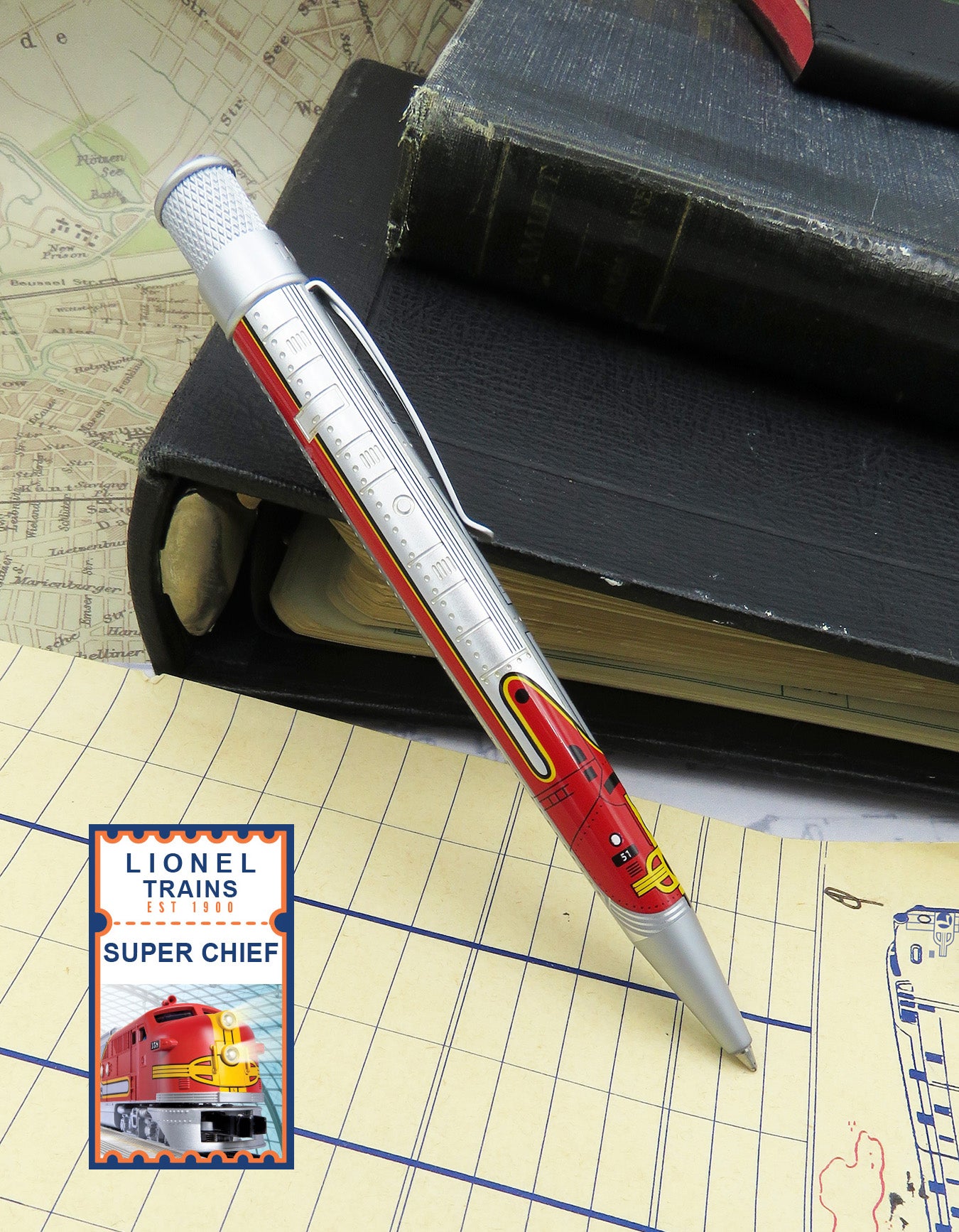 Retro 51 Tornado Rollerball Pen -  Lionel Trains® Super Chief