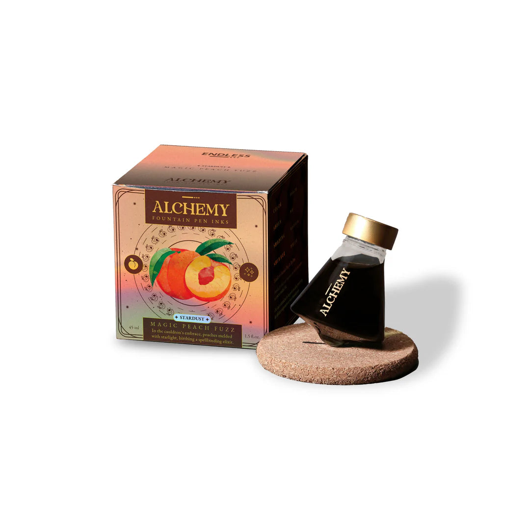 Endless Alchemy Stardust Fountain Pen Ink - Magic Peach Fuzz 45ml