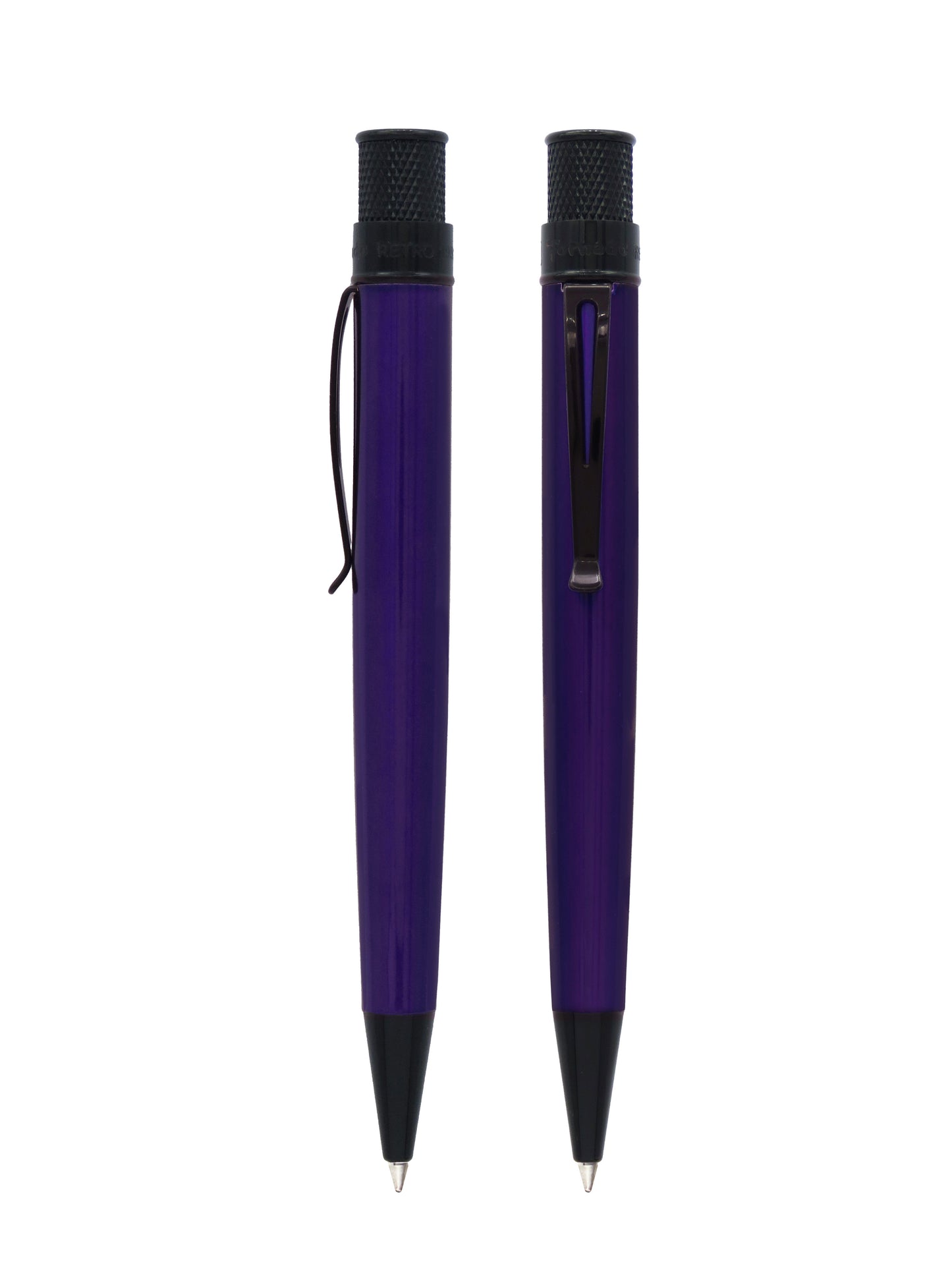 Retro 51 Tornado Stealth Lacquer Rollerball Pen - Midnight Purple