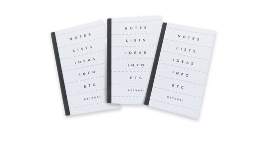 Retro 51 Modern Traveler Notepads (3 Pack)