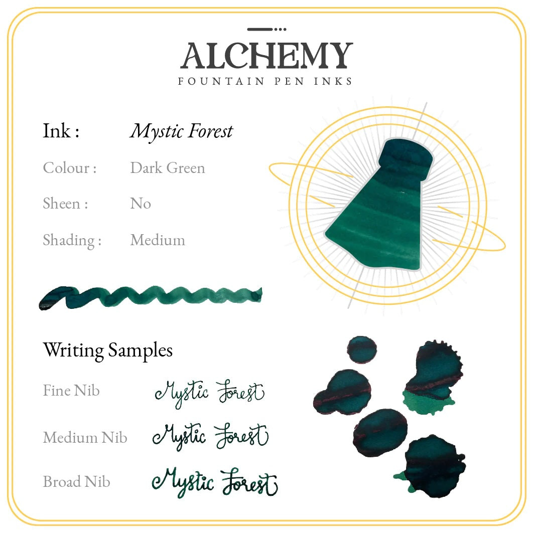Endless Alchemy Fountain Pen Ink - Mystic Forest 60ml