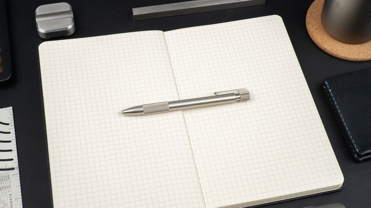 Wingback Journeyman Pen - Steel