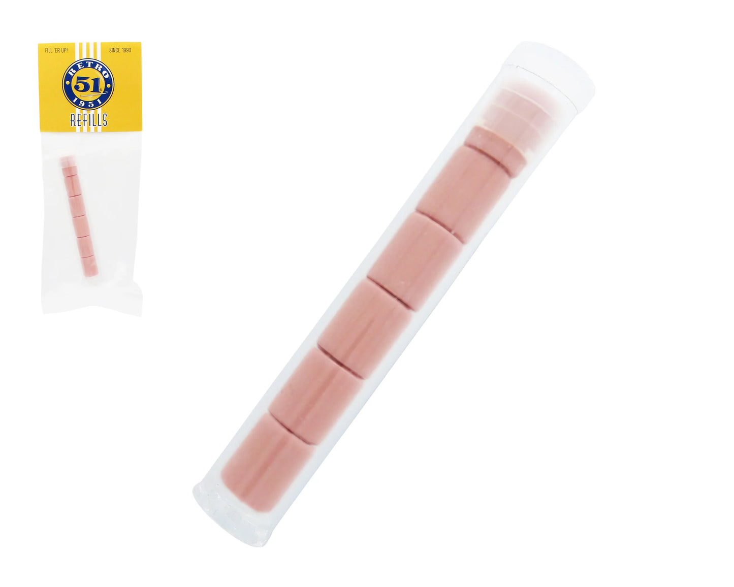 Retro 51 Replacement Pencil Erasers - Tornado Pencils (Black, White or Pink)