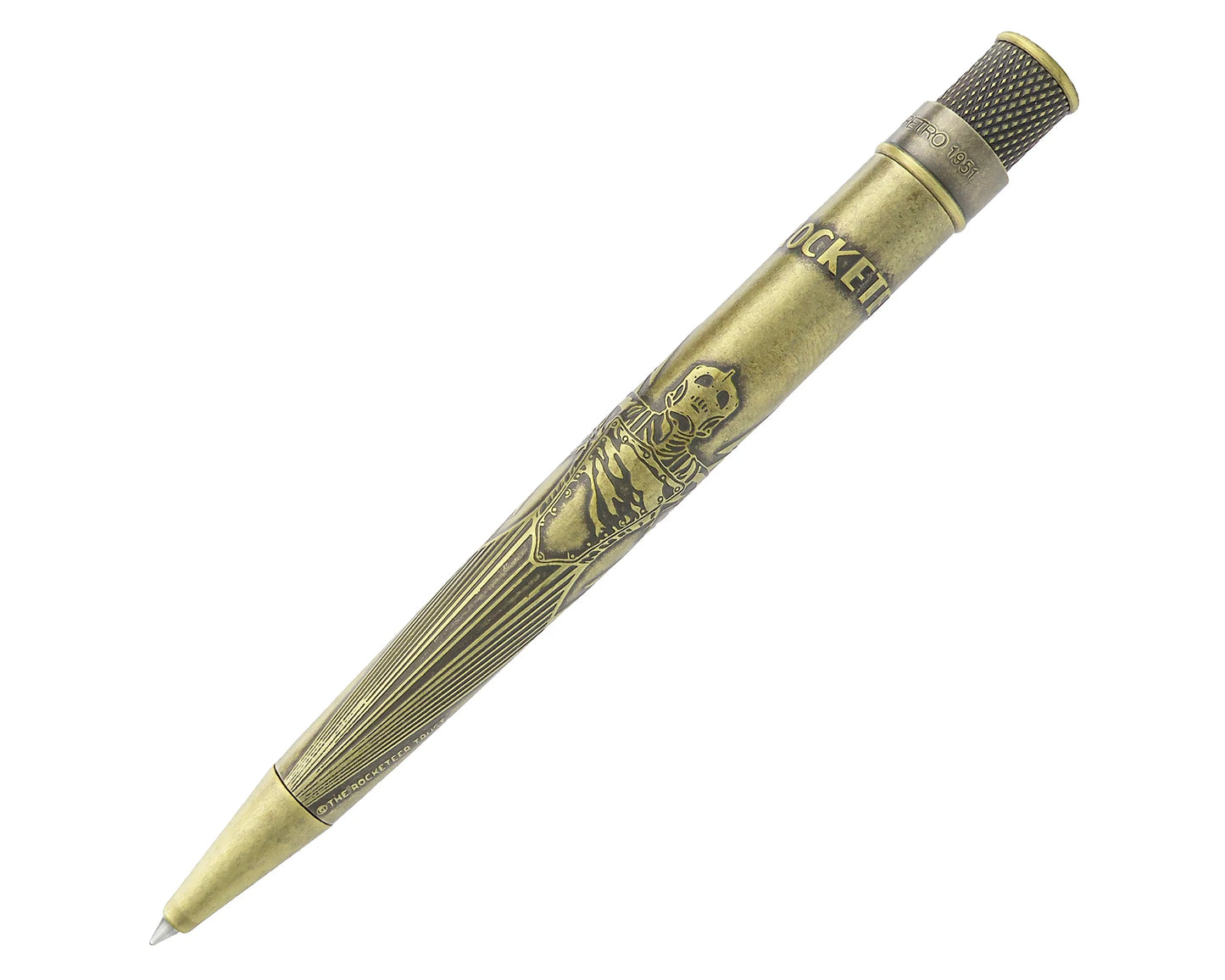 Retro 51 Tornado Rollerball Pen - The Rocketeer - Rocketeer (brass)