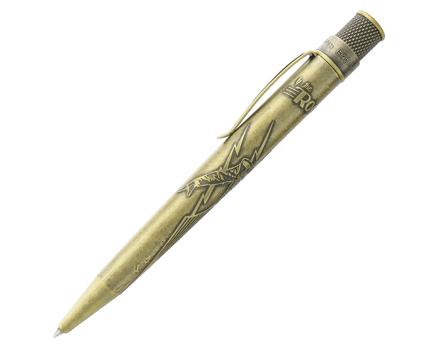 Retro 51 Tornado Rollerball Pen - The Rocketeer - Rocketeer (brass)