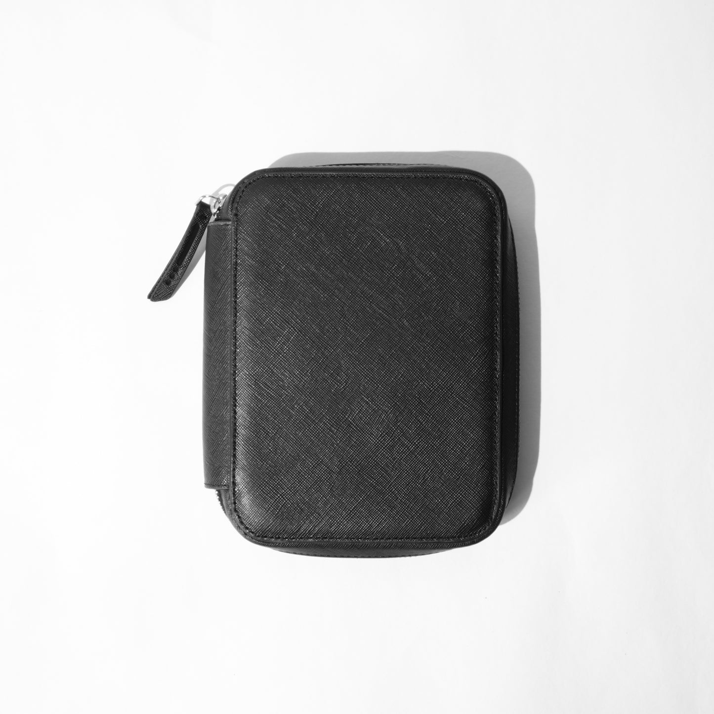 Endless Companion Saffiano Leather 10 Pen Pouch - Black