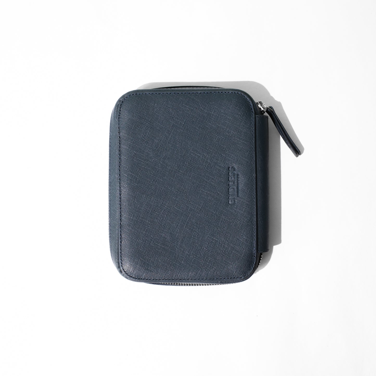 Endless Companion Saffiano Leather 10 Pen Pouch - Blue