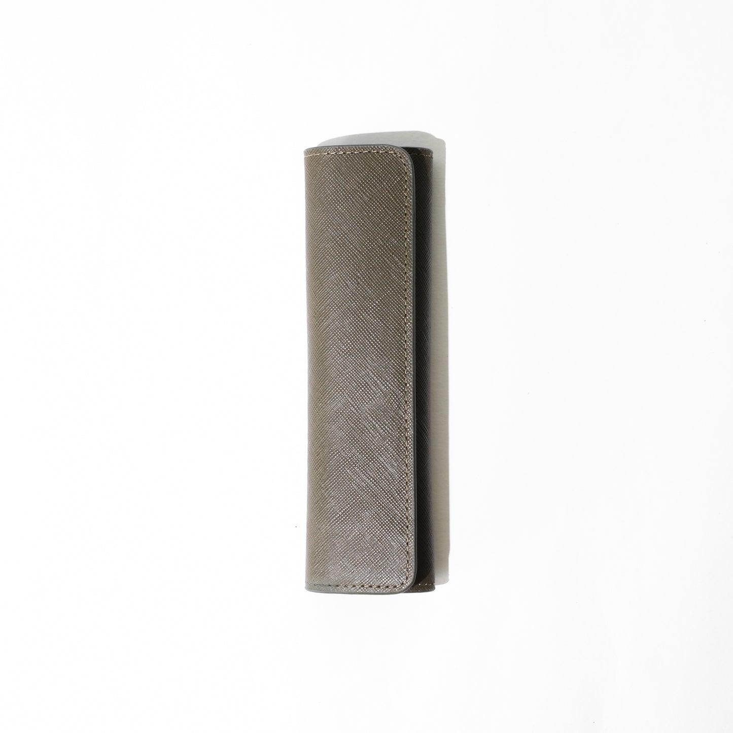 Endless Companion Saffiano Leather 1 Pen Pouch - Green