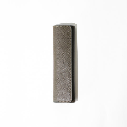 Endless Companion Saffiano Leather 1 Pen Pouch - Green