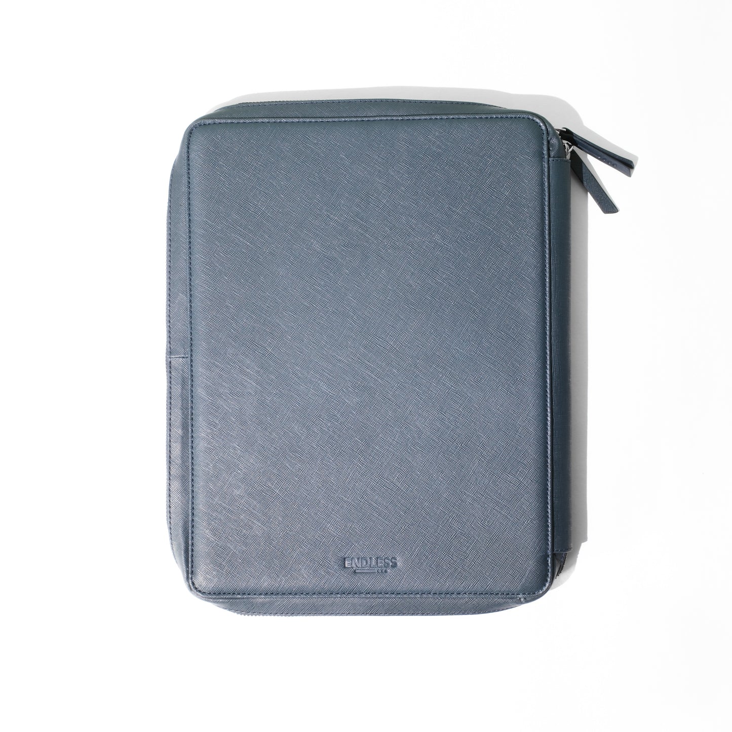 Endless Saffiano Leather Folio - Blue A4