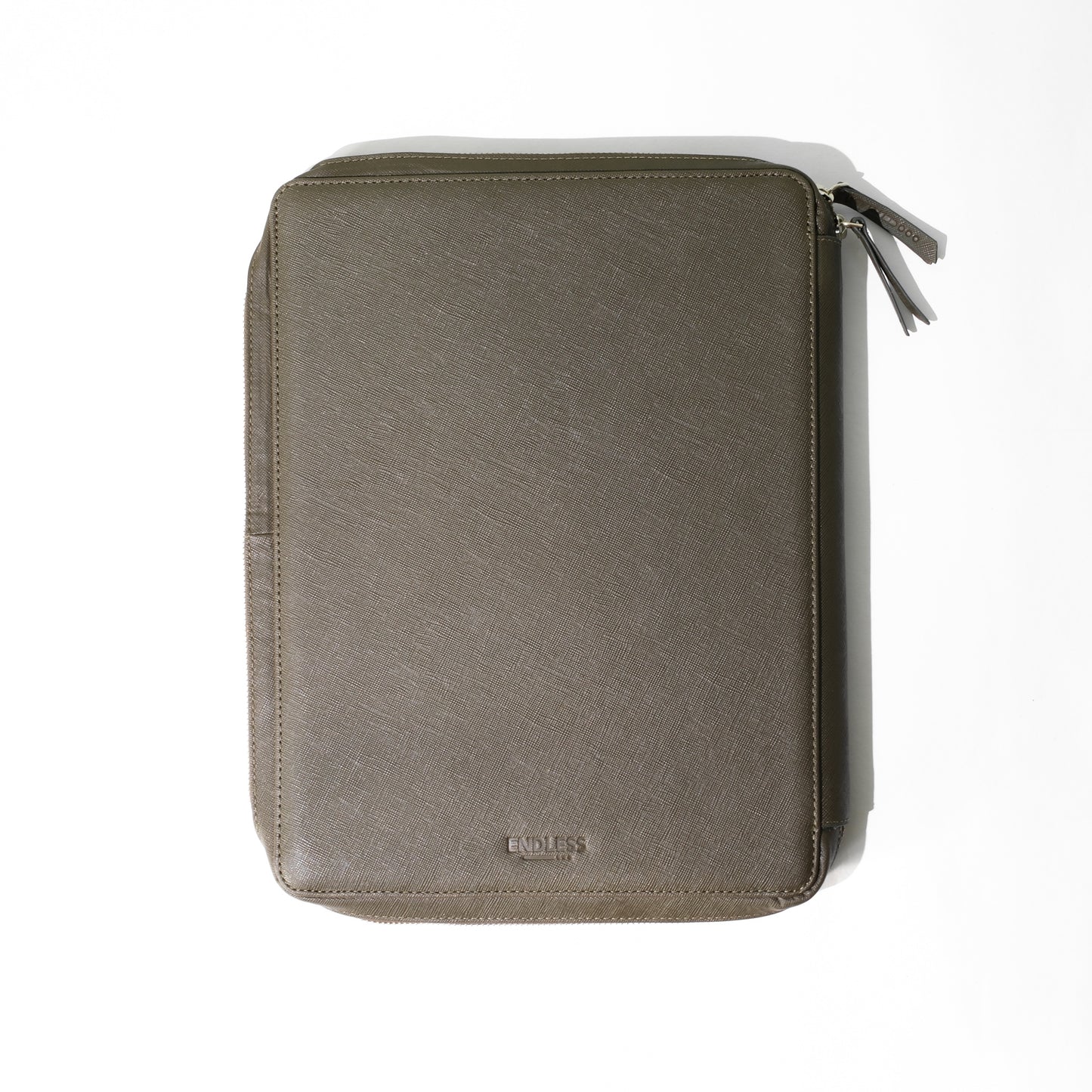 Endless Saffiano Leather Folio - Green A4