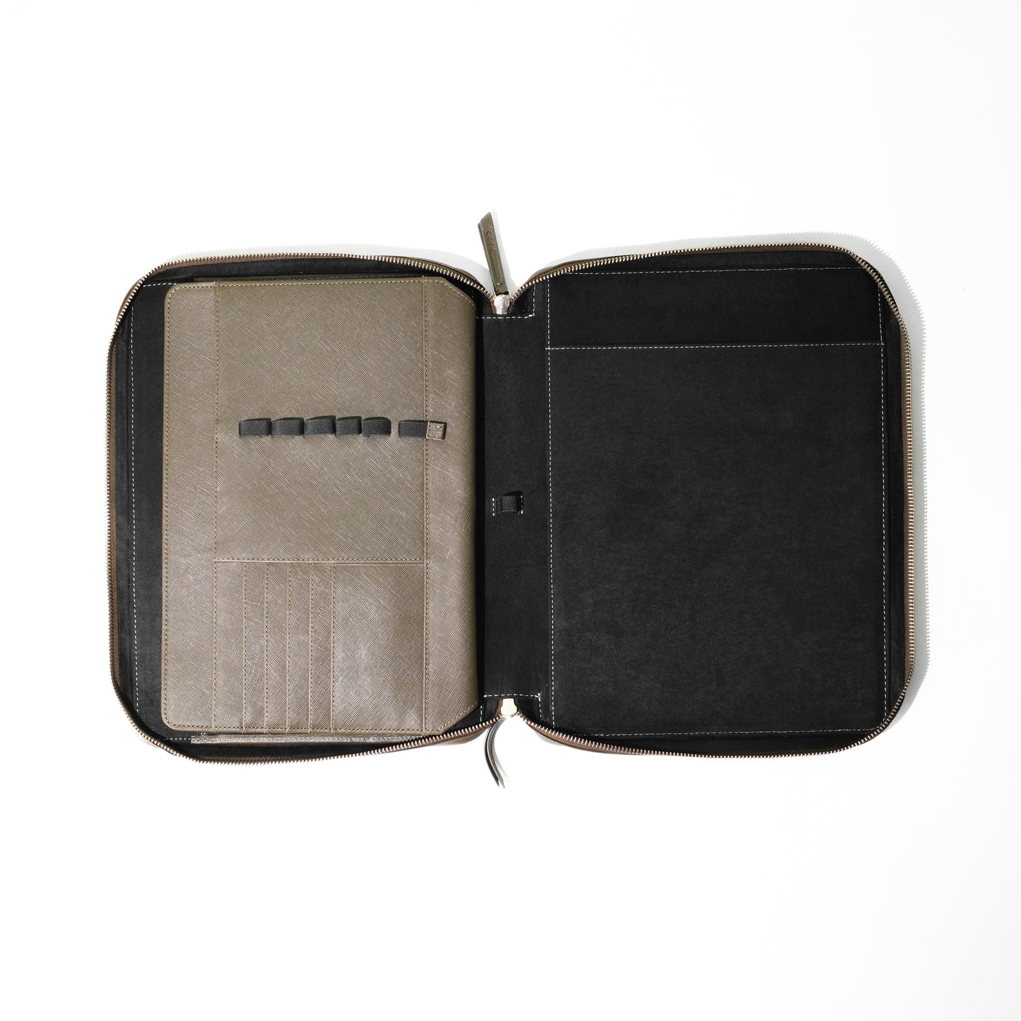 Endless Saffiano Leather Folio - Green A4