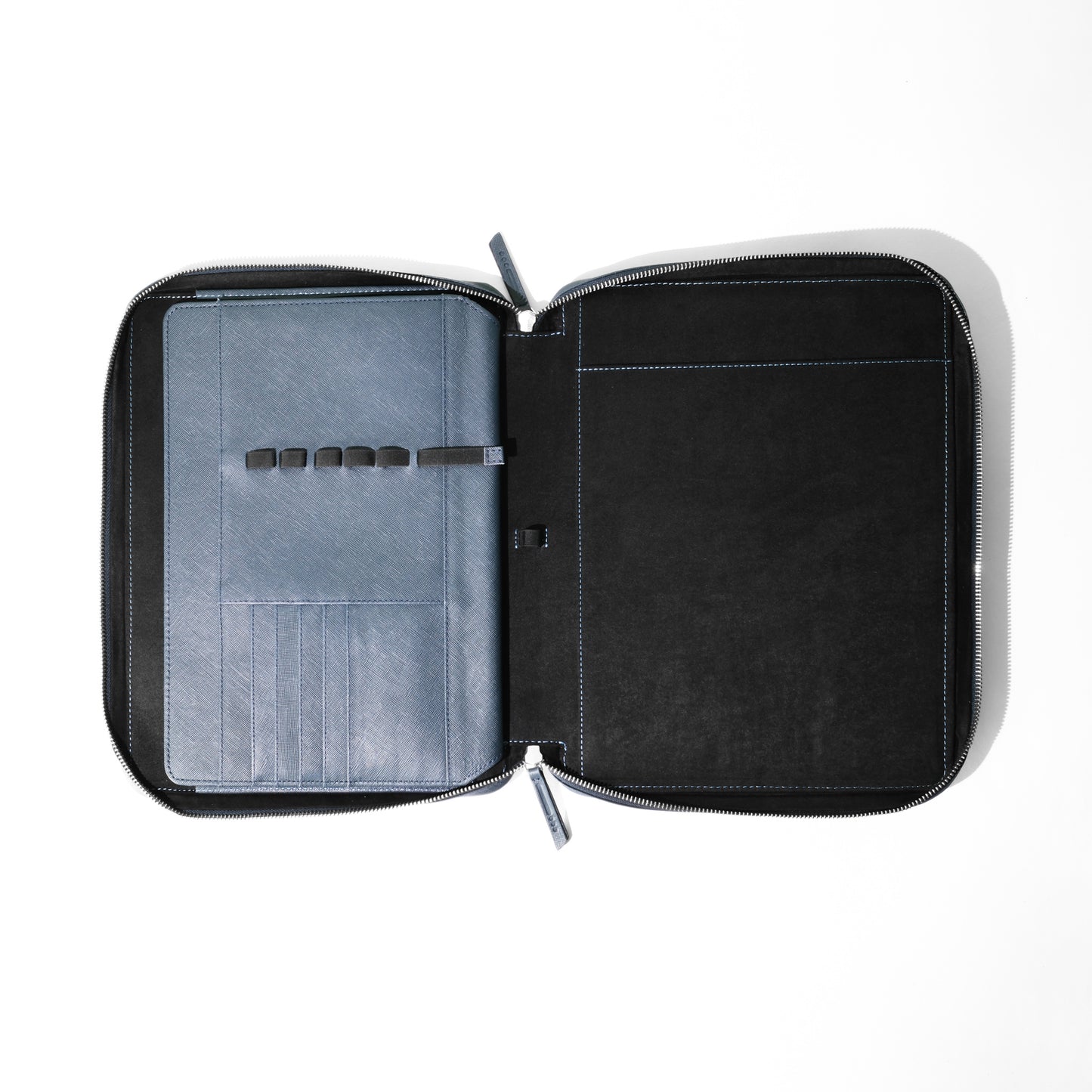 Endless Saffiano Leather Folio - Blue A4