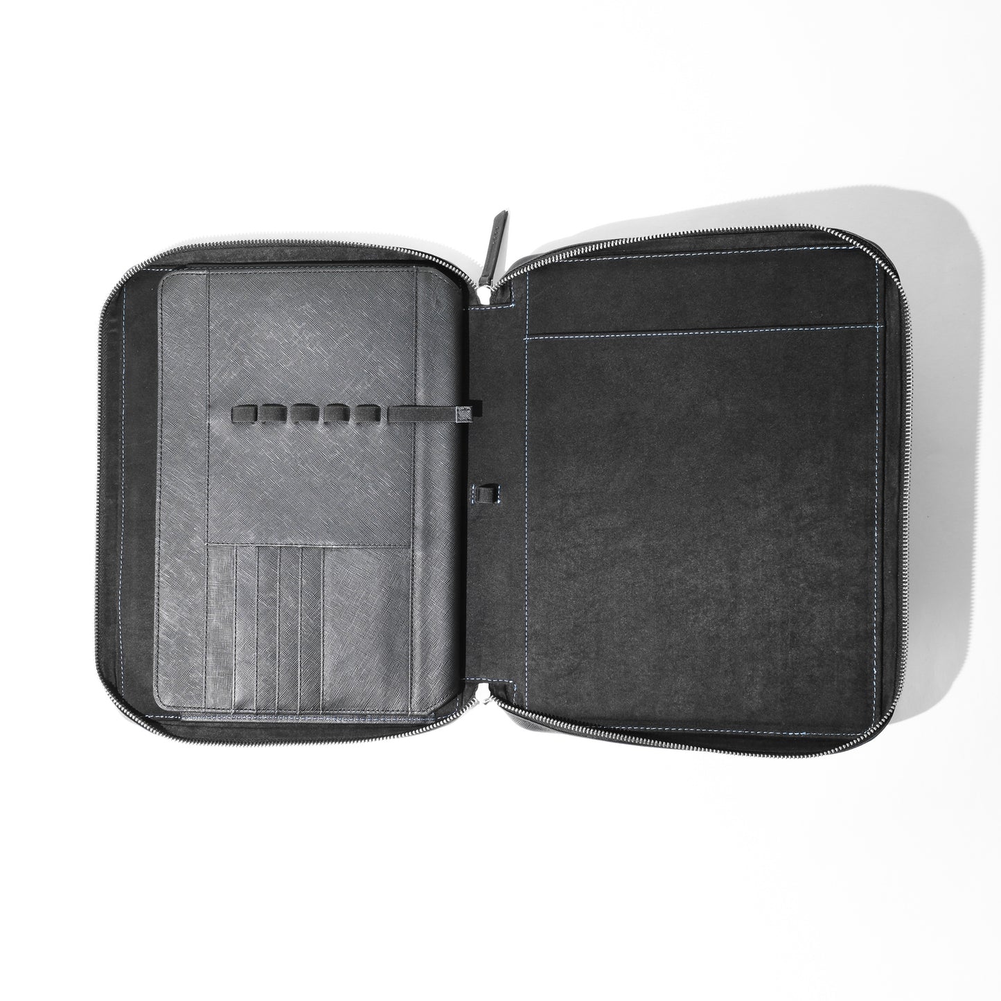 Endless Saffiano Leather Folio - Black A4
