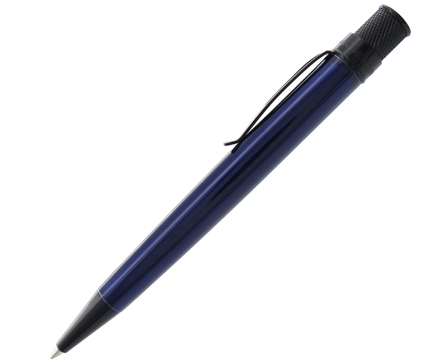 Retro 51 Tornado Stealth Lacquer Rollerball Pen - Blue Black( NEW )