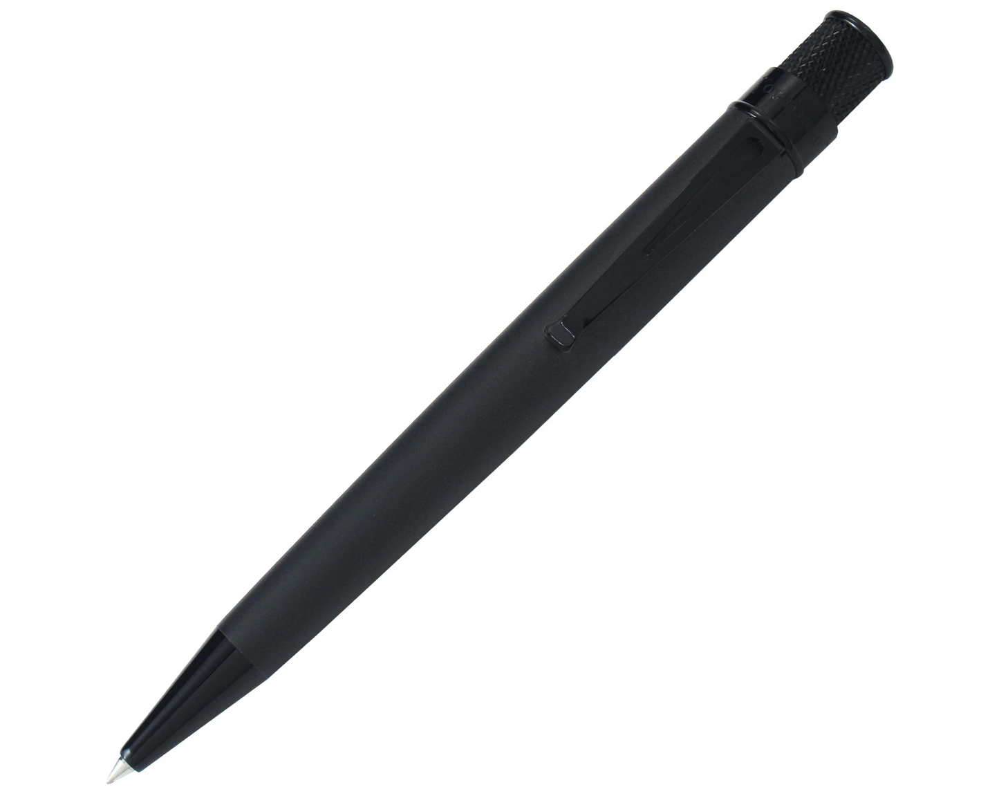 Retro 51 Tornado Deluxe Rollerball Pen - Black Stealth